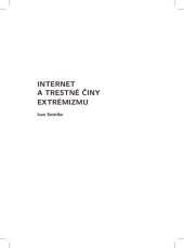 book Internet a trestné činy extrémizmu