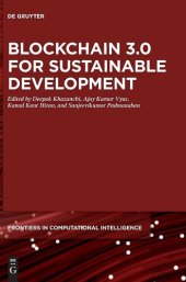 book Blockchain 3.0 for Sustainable Development