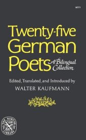 book Twenty-five German Poets: A Bilingual Collection