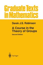 book A Course in the Theory of Groups