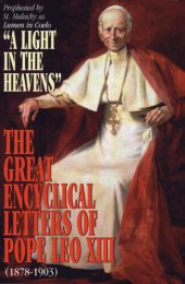 book A Light in the Heavens: Great Encyclical Letters Of Pope Leo XIII