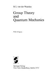 book Group Theory and Quantum Mechanics