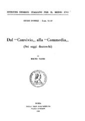 book Dal "Convivio" alla "Commedia": (sei saggi danteschi)