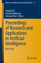 book Proceedings of Research and Applications in Artificial Intelligence: RAAI 2020: 1355 (Advances in Intelligent Systems and Computing, 1355)