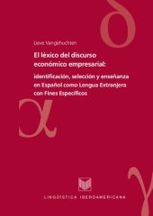 book El léxico del discurso económico empresarial : identificación, selección y enseñanza en español como lengua extranjera con fines específicos