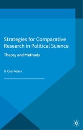 book Strategies for Comparative Research in Political Science: Theory and Methods