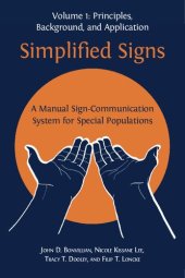 book Simplified Signs: A Manual Sign-Communication System for Special Populations