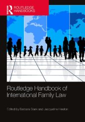 book Routledge Handbook of International Family Law