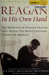 book Reagan, in His Own Hand: The Writings of Ronald Reagan That Reveal His Revolutionary Vision for America