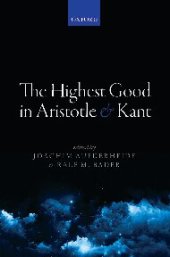 book The Highest Good in Aristotle and Kant