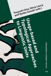 book Usage-based and Typological Approaches to Linguistic Units