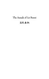 book The Annals of Lü Buwei: A Complete Translation and Study