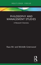 book Philosophy and Management Studies: A Research Overview