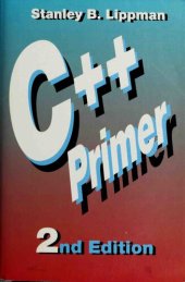 book C++ Primer (2nd Edition)