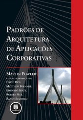 book Padrões de Arquitetura de Aplicações Corporativas