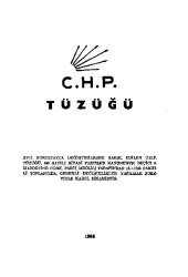 book C.H.P. tüzüğü