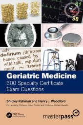 book Geriatric Medicine: 300 Specialty Certificate Exam Questions (MasterPass)