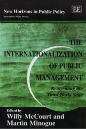 book The Internationalization of Public Management: Reinventing the Third World State