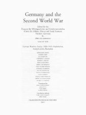 book Germany and the Second World War Volume IX/II: German Wartime Society 1939-1945: Exploitation, Interpretations, Exclusion