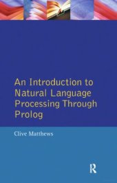 book An Introduction to Natural Language Processing Through Prolog