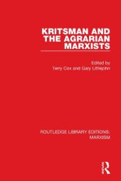 book Kritsman and the Agrarian Marxists