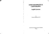 book Lexicogrammatical cartography : English systems