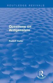 book Questions on Wittgenstein