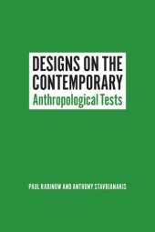 book Designs on the Contemporary: Anthropological Tests