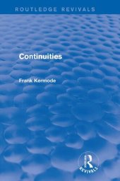 book Continuities (1968)