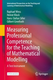 book Measuring Professional Competence for the Teaching of Mathematical Modelling: A Test Instrument