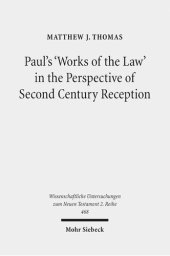 book Paul’s ‘Works of the Law’ in the Perspective of Second Century Reception