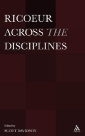 book Ricoeur Across the Disciplines