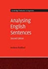 book Analysing English Sentences