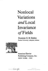 book Nonlocal variations and local invariance of fields