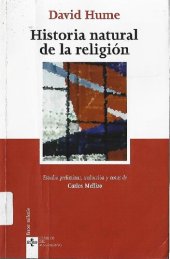 book Historia natural de la religión