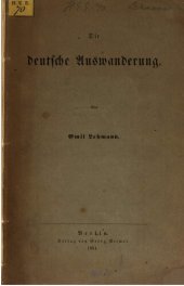 book Die deutsche Auswanderung