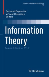 book Information Theory: Poincare Seminar 2018