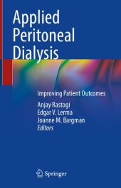 book Applied Peritoneal Dialysis: Improving Patient Outcomes