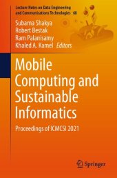 book Mobile Computing and Sustainable Informatics: Proceedings of ICMCSI 2021