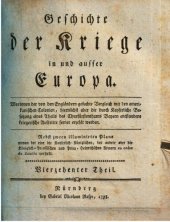 book Geschichte der Kriege in und ausser Europa