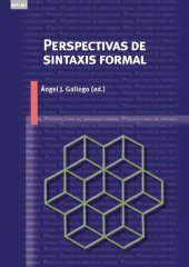 book Perspectivas de sintaxis formal