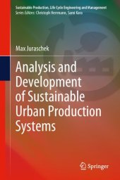 book Analysis and Development of Sustainable Urban Production Systems