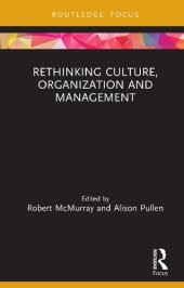 book Rethinking Culture, Organization and Management