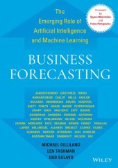 book Business Forecasting: The Emerging Role of Artificial Intelligence and Machine Learning