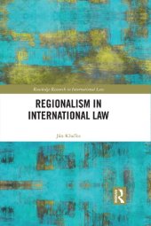 book Regionalism in International Law