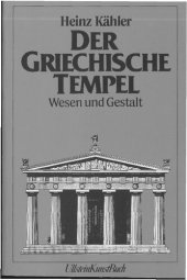 book Der griechische Tempel. Wesen und Gestalt.