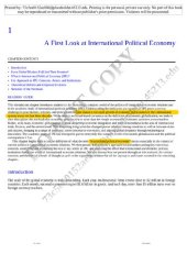 book Principles of International Political Economy