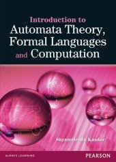 book Introduction to Automata Theory, Formal Languages and Computation