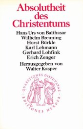 book Absolutheit des Christentums