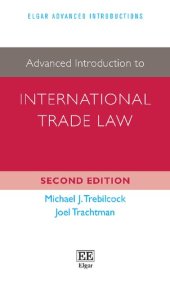 book Advanced Introduction to International Trade Law